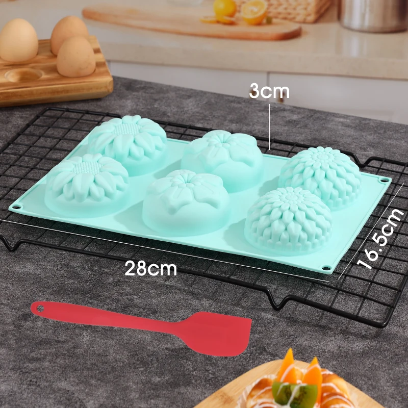 Stampo In Silicone A Forma Di Fiore Cinese Per Cupcake(999