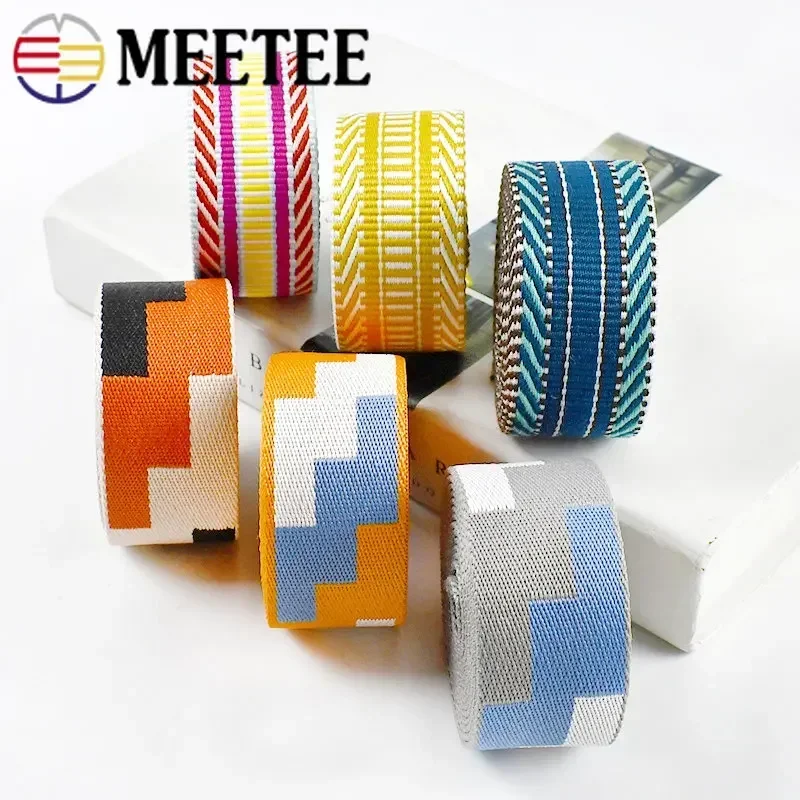 Polyester Webbing Ribbon 2Meters 38mm Thicken Decorative Belt DIY Bags Shoulder Strap Sewing Accessories