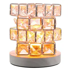 Lampe led en forme de Rose en fer et cristal, nouveau modèle créatif, style estival, idéal pour la chambre à coucher ou la chambre à coucher 
