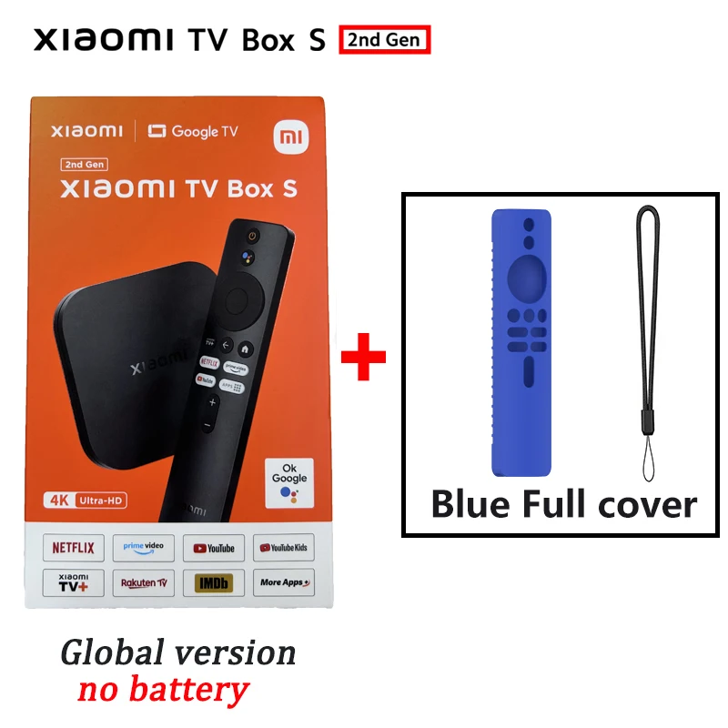 Xiaomi Mi Box S 4K HDR Android TV Reproductor de medios de transmisión  remoto con dispositivo de transmisión de Google Assistant 4K Ultra HD :  Electrónica 