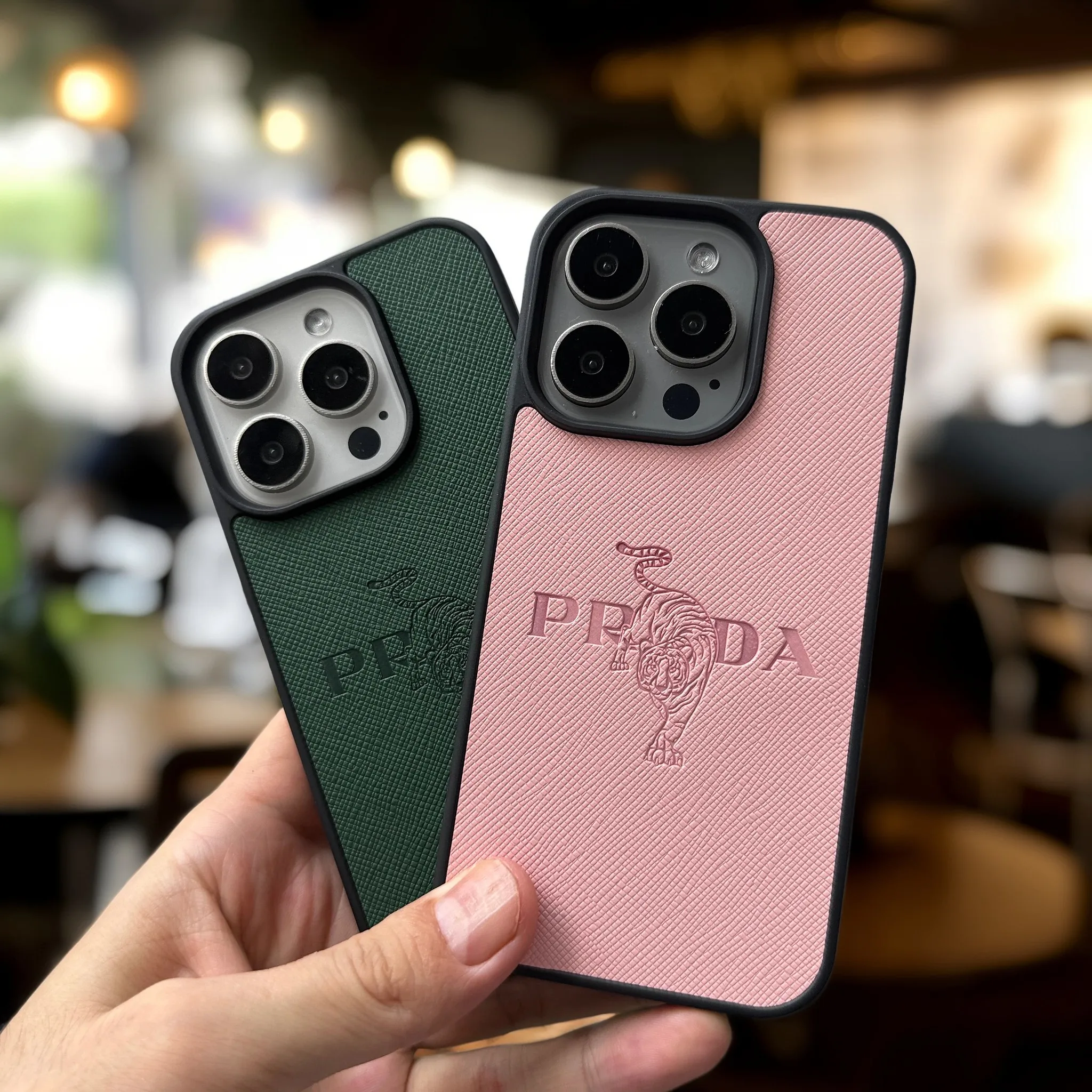 Luxurious Italy Imprint Tiger PU Leather Phone Case - Durable Anti-Drop Design