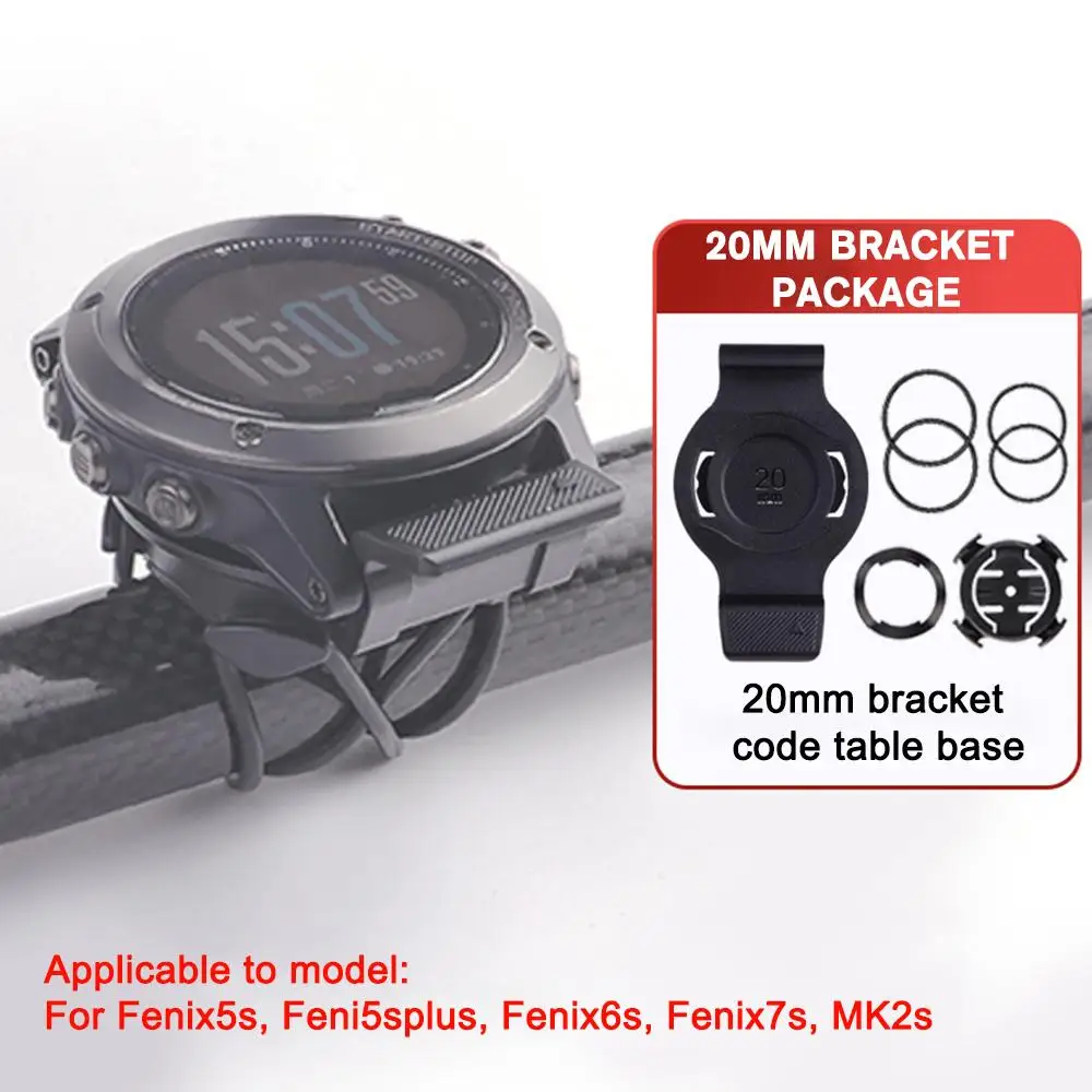

For Garmin QuickFit MTB Bike Mount Watch For Garmin Fenix 3/5/6/7/MK1/2 MTB Bike Computer Base Bike Accessories 20/22/26mm J2H3