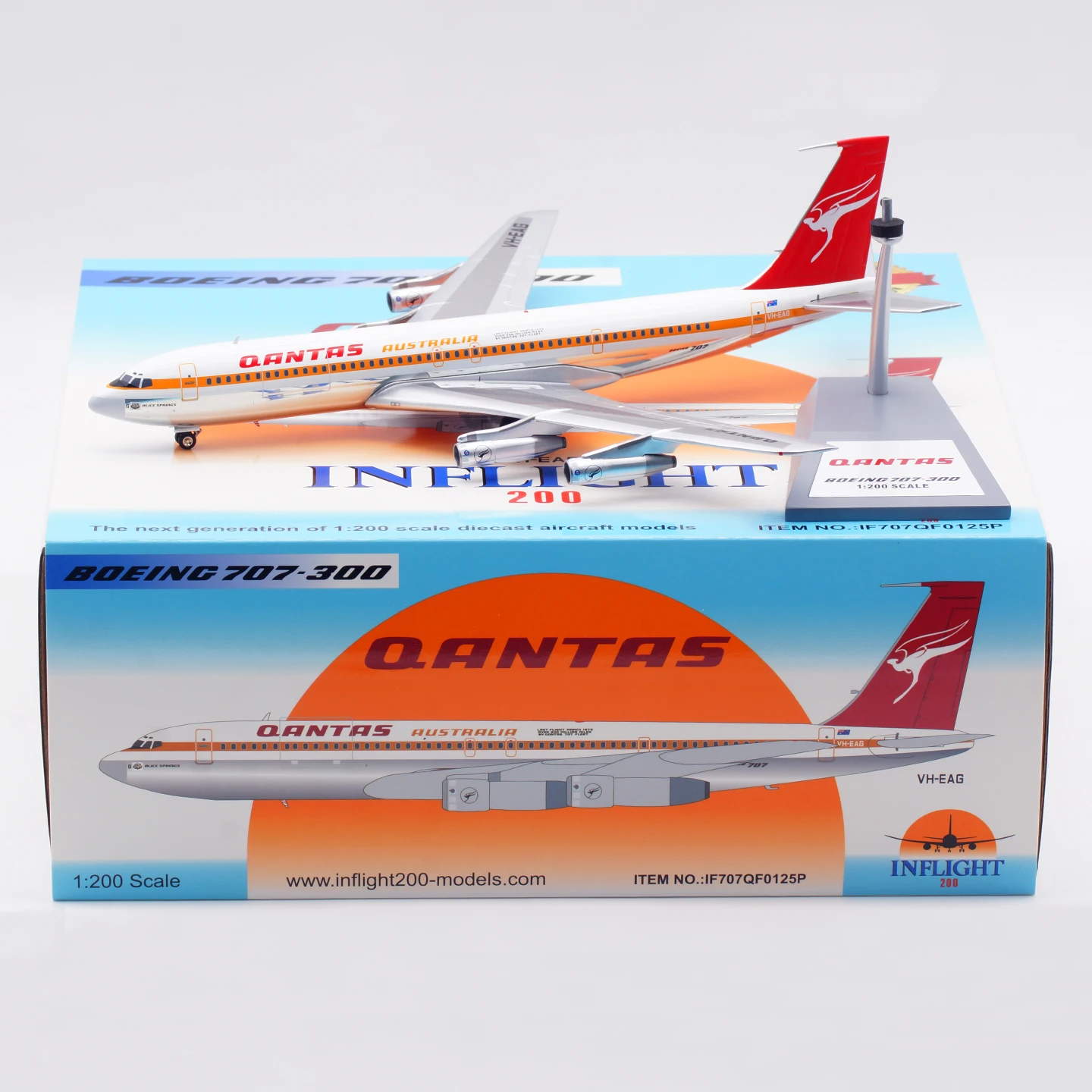 航空機・ヘリコプター B-Models 1:200 Northwest B707-300