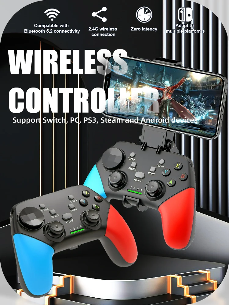 Ps4 Controller Switch Pro Controller Ppsspp BT Wireless Gamepad