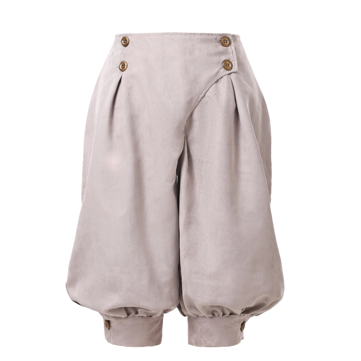Masrin Pantaloni corti da donna, pantaloni estivi, in cotone tinta