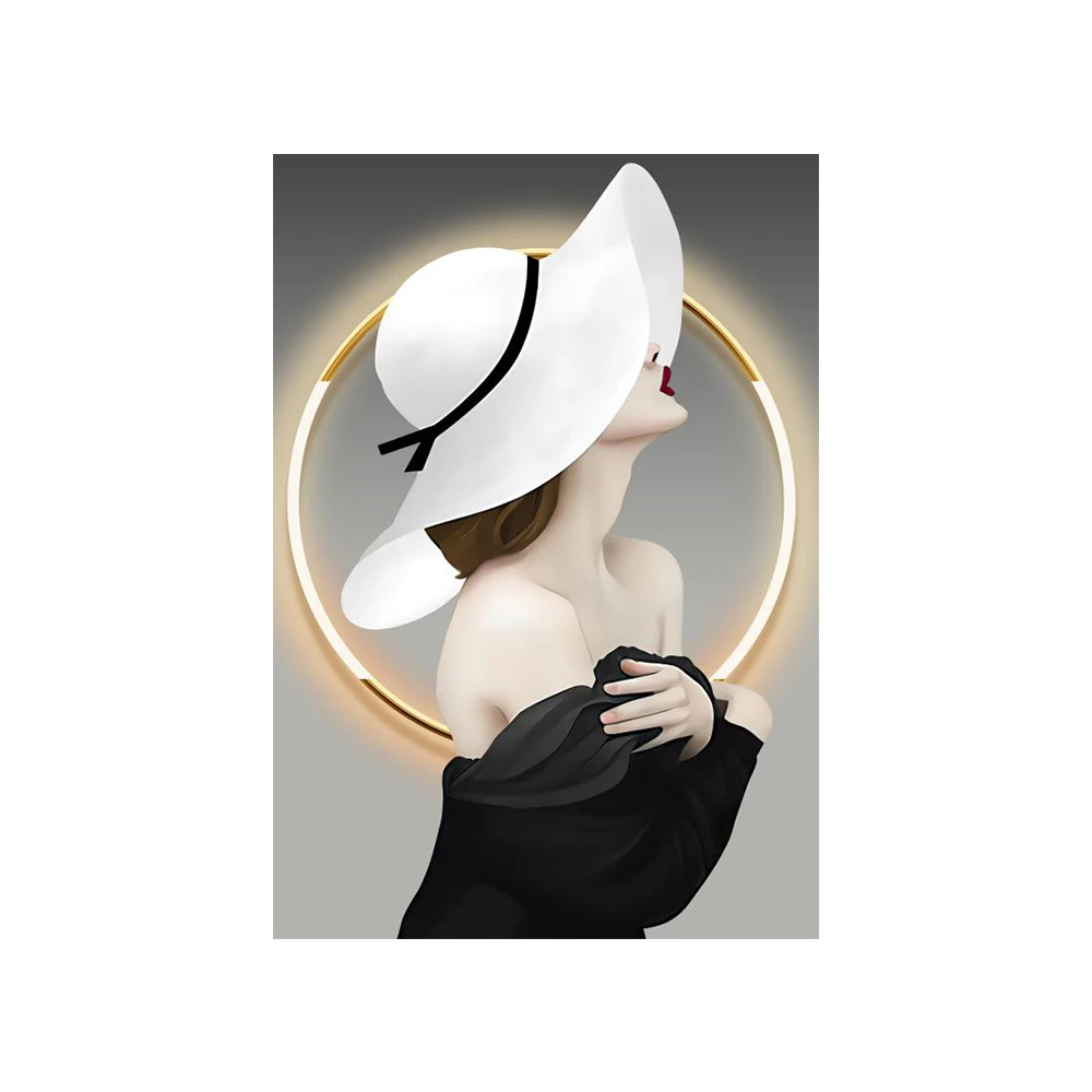 thumbnail image 1 of Mural de mujer con labios rojos sexys, impresión de moda, póster de mujer, lienzo, arte de belleza, cuadro de pared, pintura, decoración moderna del hogar, sin marco, 1 of 5