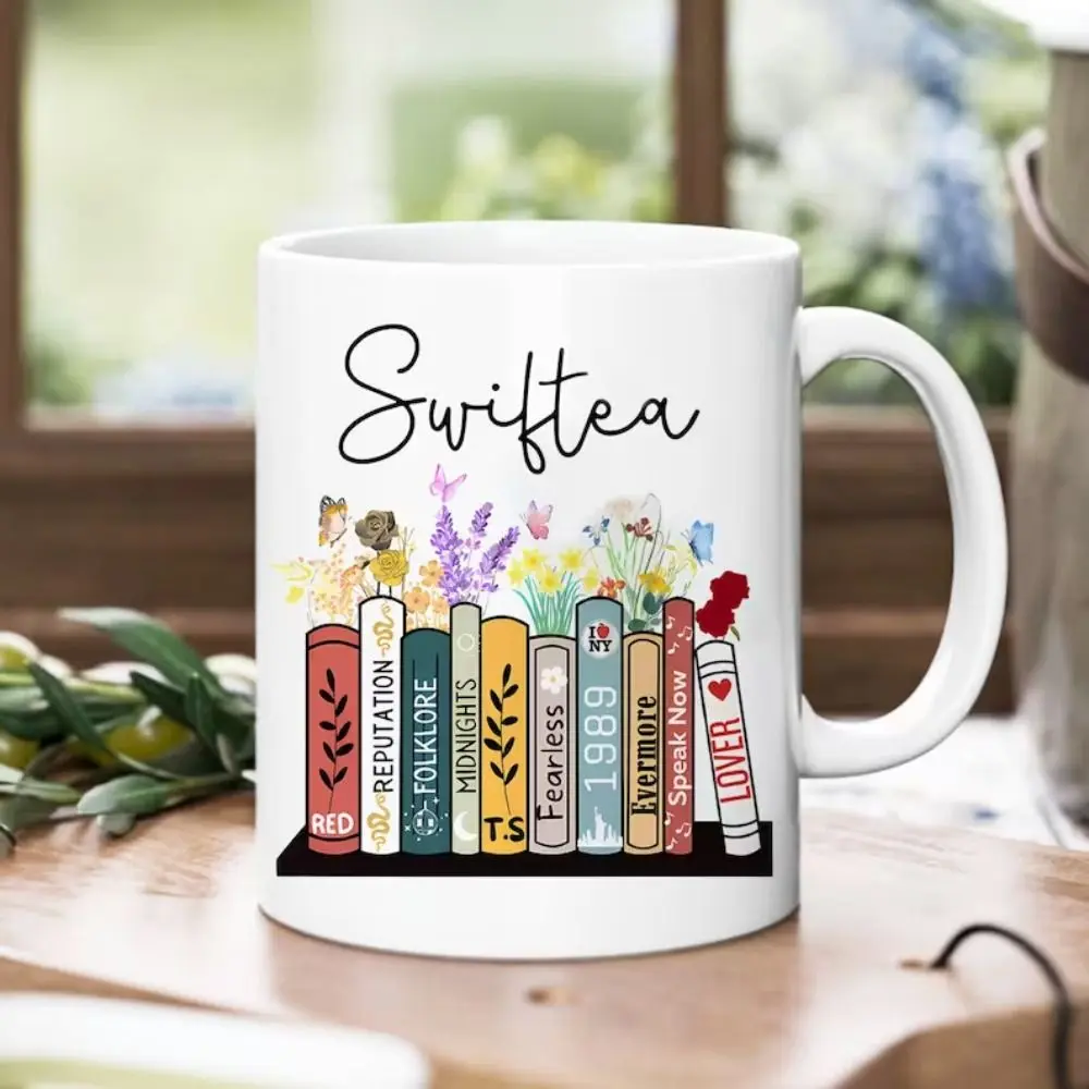 

350ml Coffee Mug Funny Gifts for Singer Fans Singer Album Tea Cup Ceramics Mugs