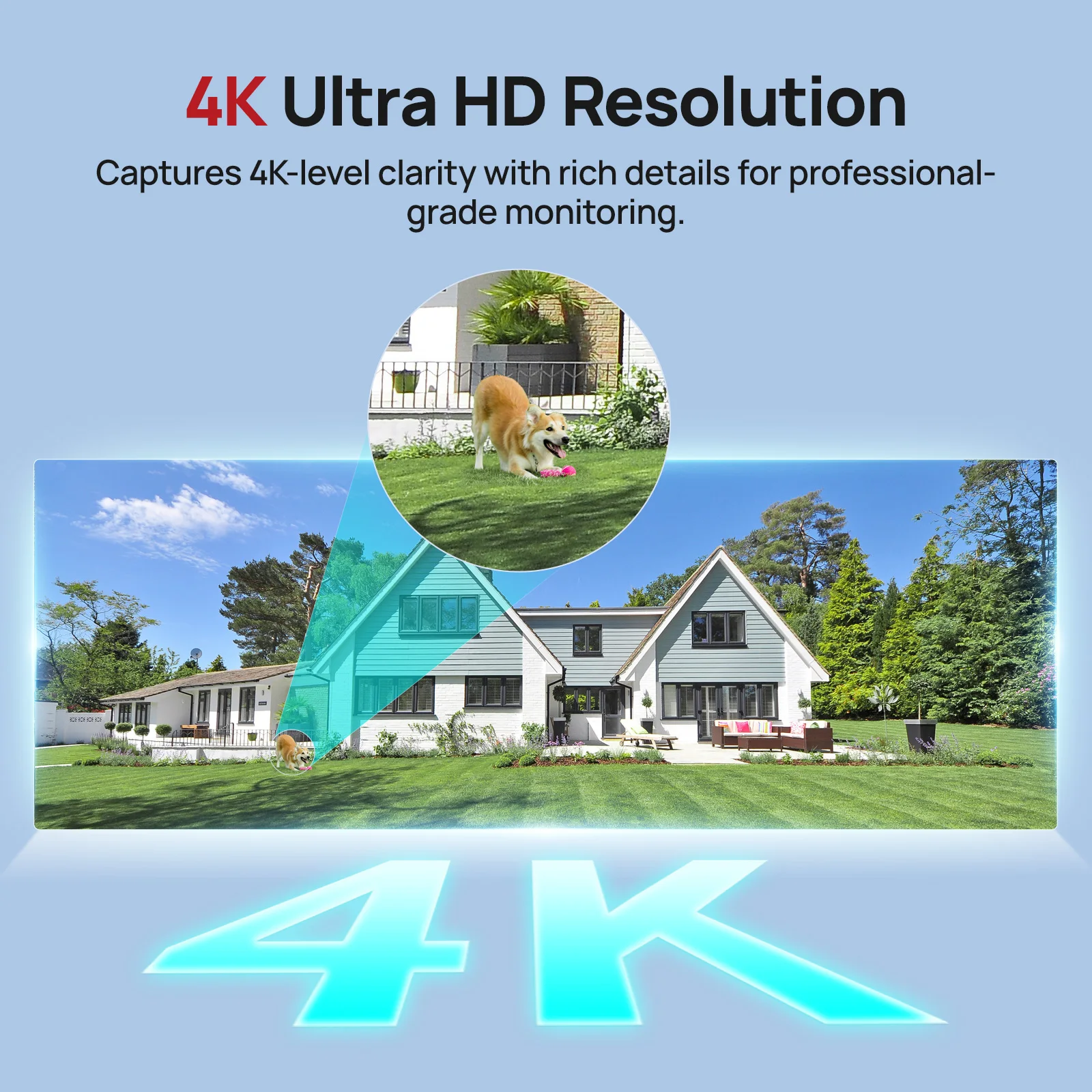 VIKYLIN 8MP IP Security Camera Poe 4K Full Color Night Vision Human Vehicle Detection Surveillance Support SD Storage ONVIF IP67 2