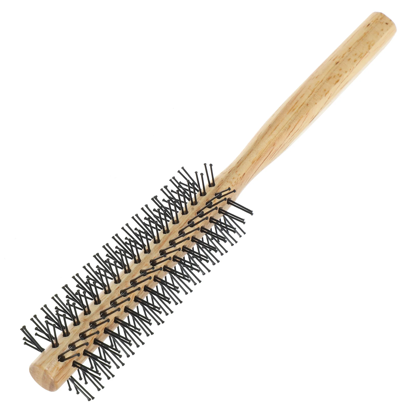 

2/1pc Round Hair Brush Blow Drying Comb Household Blow Styling Comb Small Round Brush Wooden Roller Comb