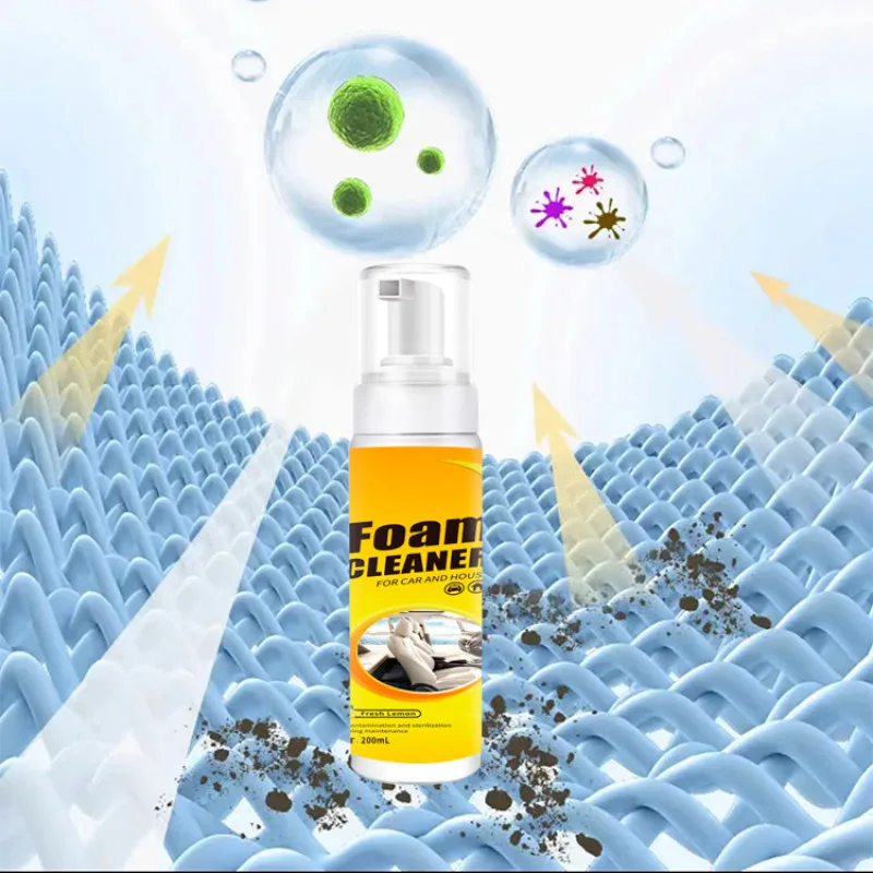 Multifunctional Foam Cleaner High-efficiency Foam Cleaning Car Interior Seat Stain Removal Cleaner Ceiling