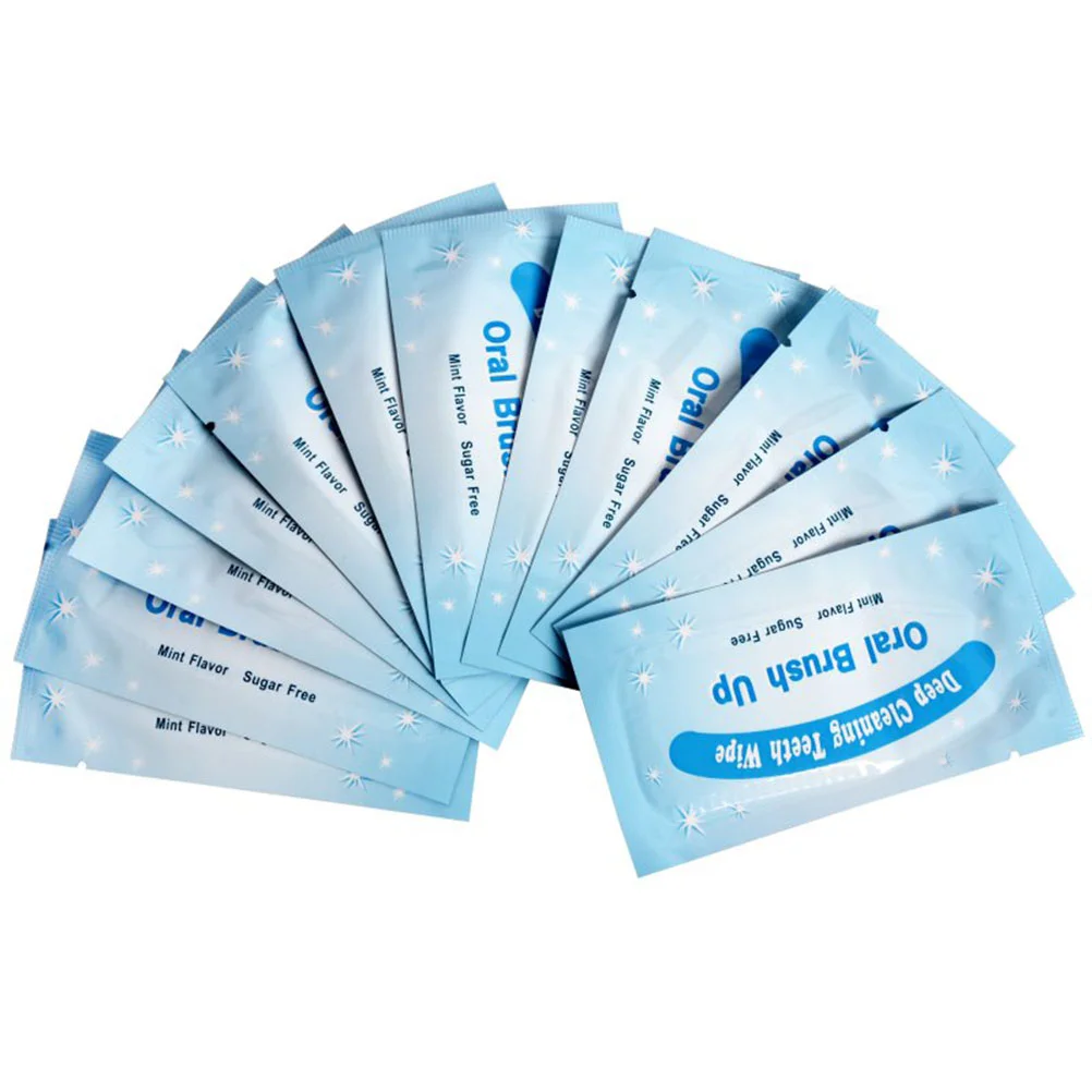 

Fomiyes Teeth Wipes for Adults and Kids - Disposable Finger Toothbrush and Gauze Stalls for Oral Hygiene Cleaning