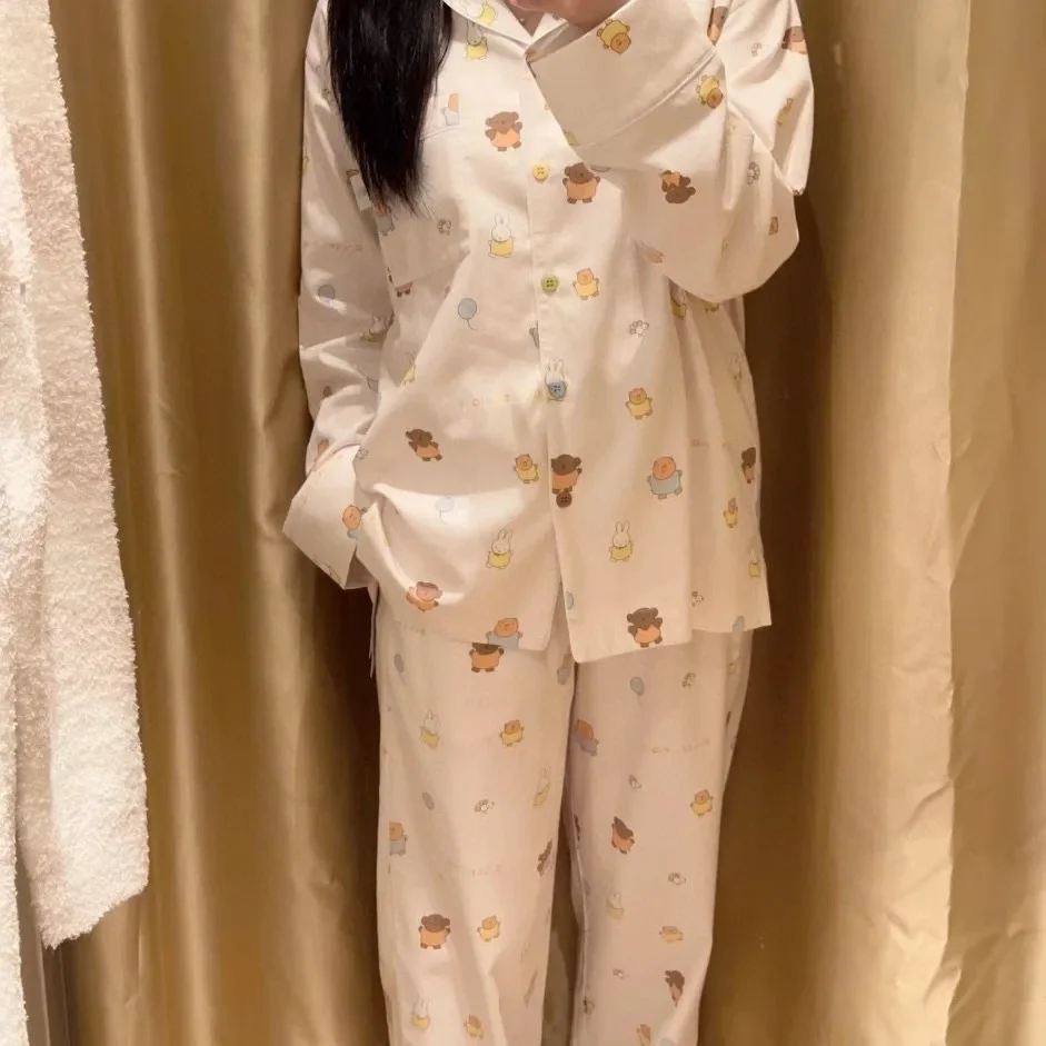 Women's Pajamas Sleepwear Room Wear Ladies Cotton POLYESTER - Image 2
