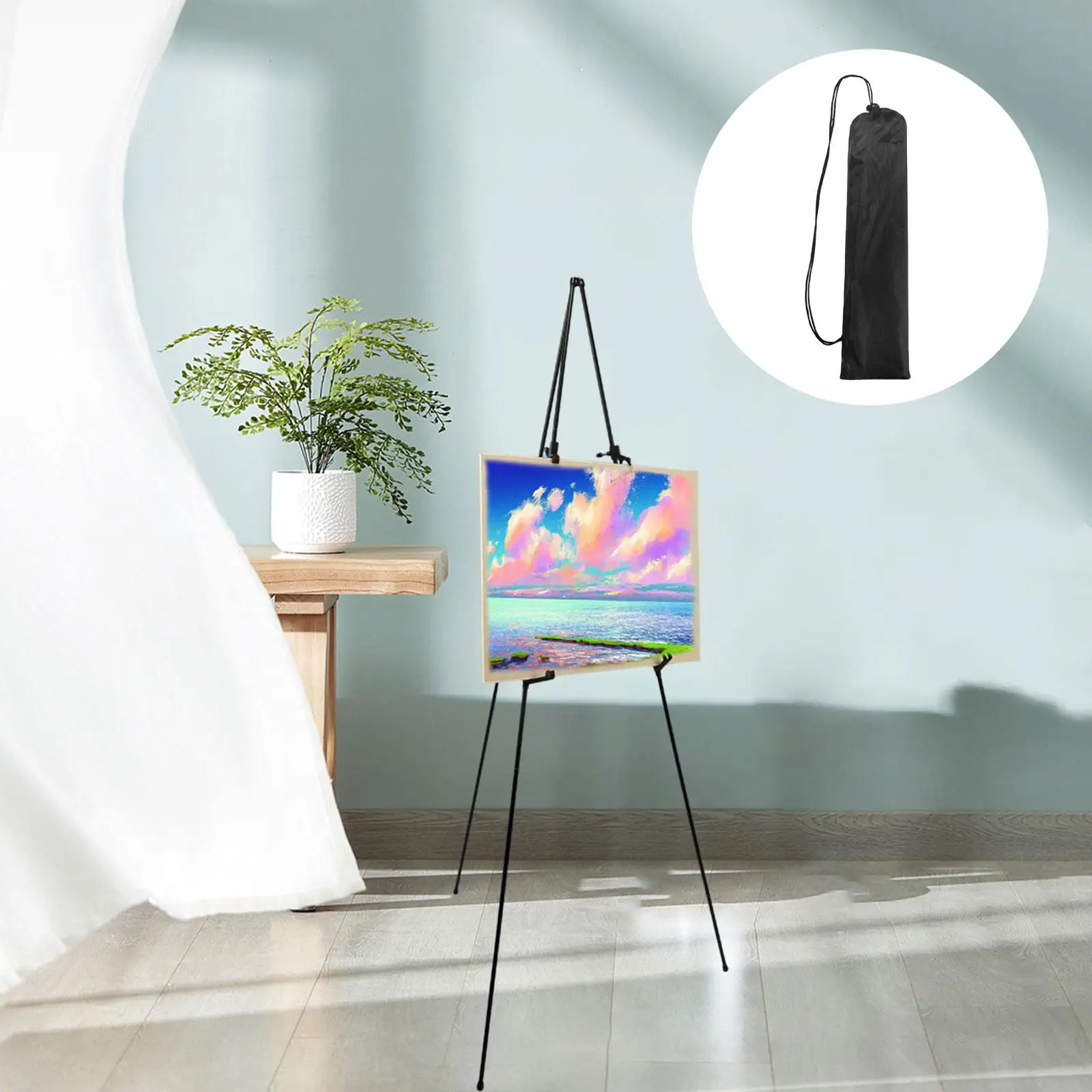 Tabletop Easel Stand with Bag Collapsible Easel Home Tripod