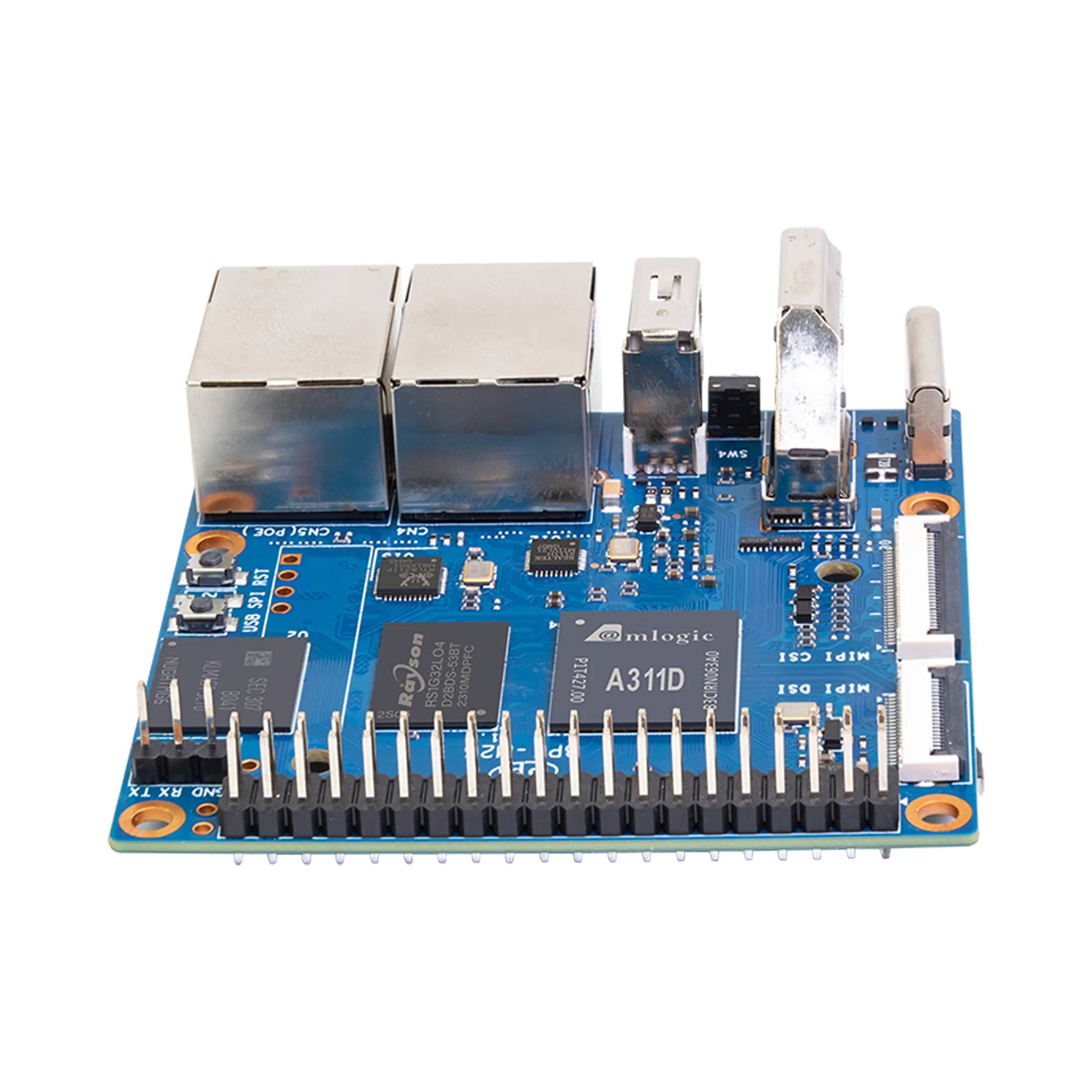Banana Pi-bpi-m2s Soc Amlogic A311d e S922x Hexa-core 4gb de Ram Lpddr4 16gb de Vídeo Emmc Hdmi 2.1 4kp60 so Ubuntu Debian Android - Imagem 4