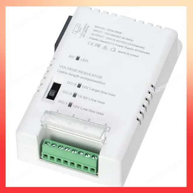 ABNR CCTV Camera Power Supply Distribution Power Supply 90V-264VAC Input To 12V-13.8-15VDC Output 3