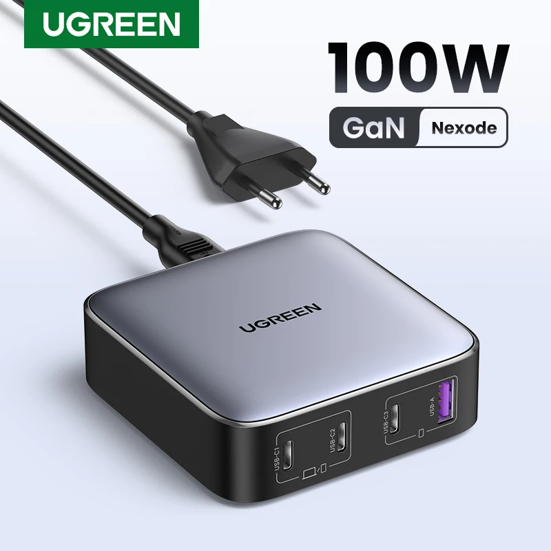 ugreen-デスクトップ急速充電器ガンアダプターラップトップiphone-15-14-13-12-pro-maxxiaomisamsung4-in-1-100w