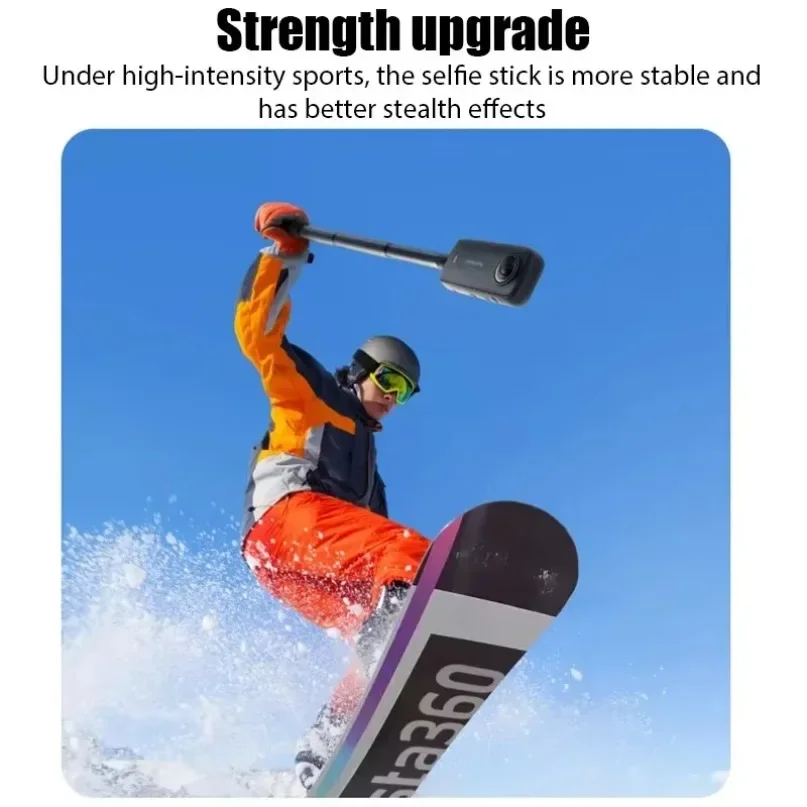 Invisible Selfie Stick for Insta360 X4 X3 Bullet Time Bundle Handle Panoramic Camera Accessorie DJI