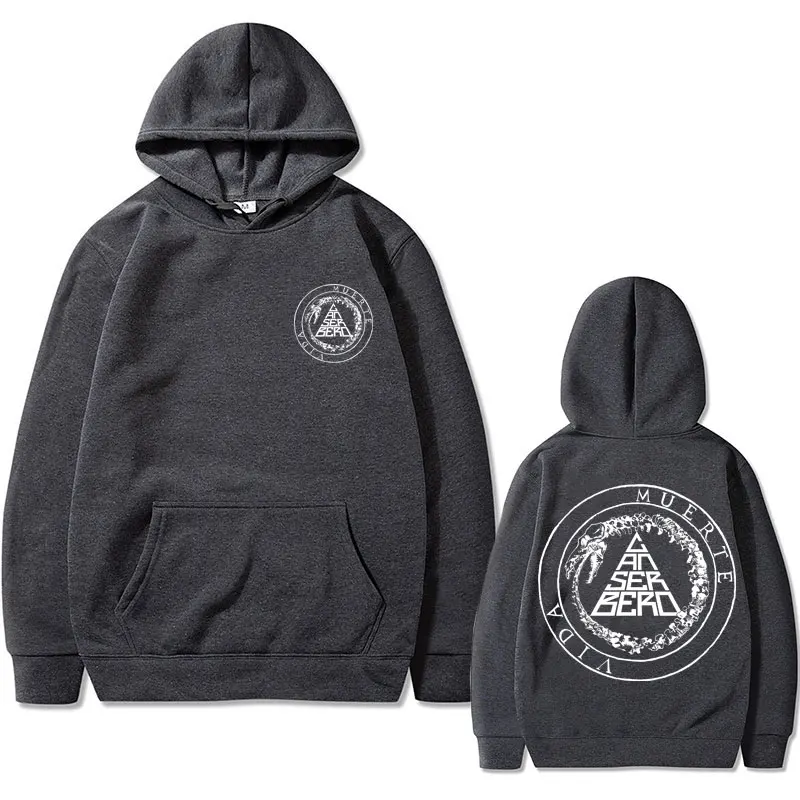 Canserbero Vida All We Need Is Love Music Album Double Sided Print Hoodie Men Women Vintage Oversized Sweatshirt Men's Clothing