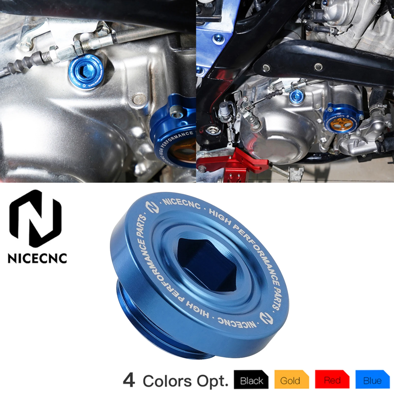 Oil Filler Cap Engine Oil Drain Plug Sump Nut ATV Accessories For Yamaha Raptor 700 700R 2006-