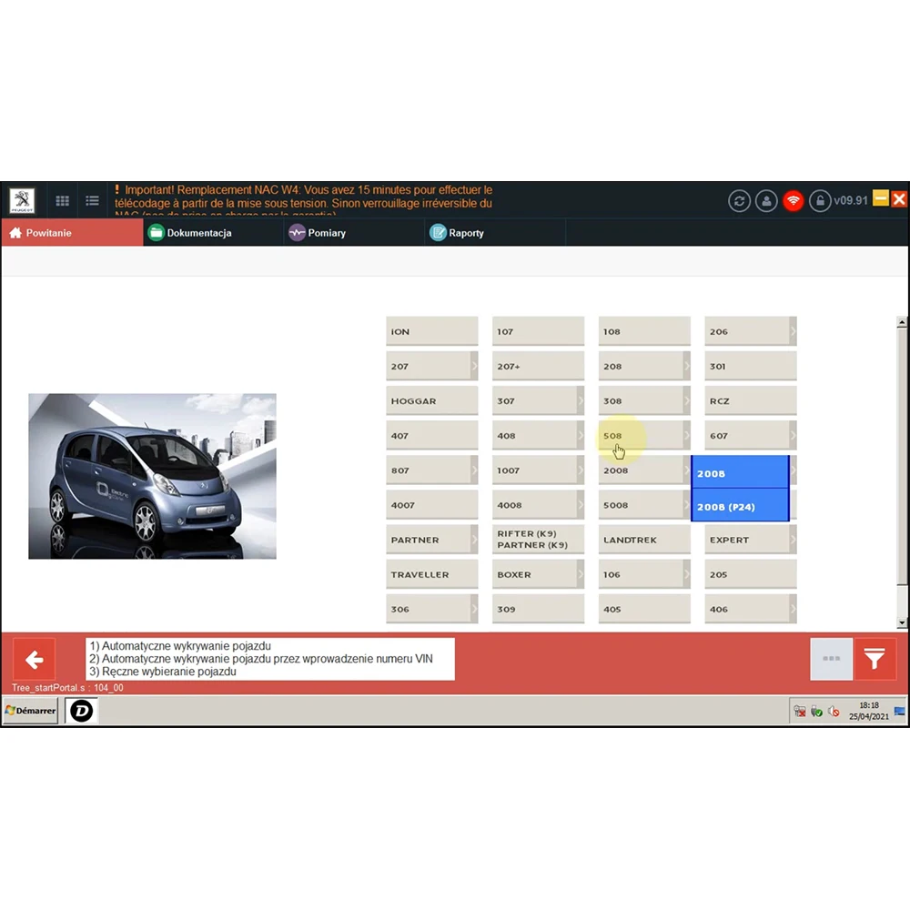 Latest Diagbox V9.91 Car repair diagnosis software Multi-language Fully working For Peugeot For Citroen Diagnostic Vm Version