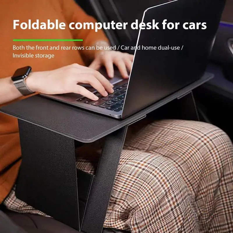 Foldable computer desk stand for car Rear car folding table Laptop Desk Car Drink Holder Desk Bracket car beverage rack,drinks holder