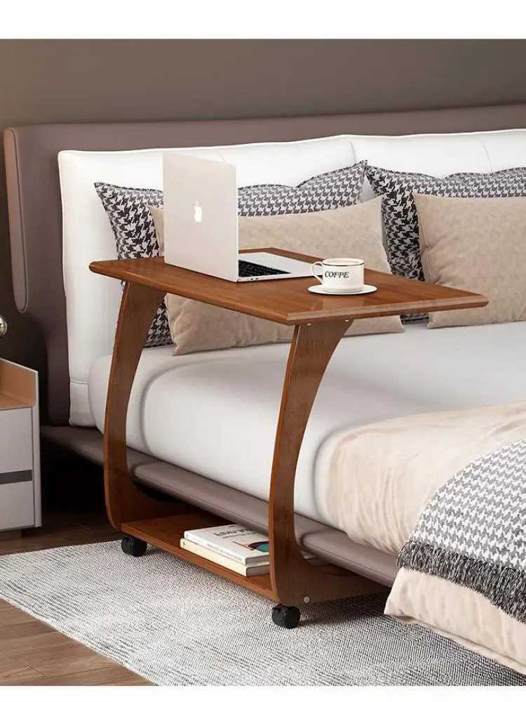 Sofa Side Table Small Coffee Table Movable Small Living Room Household Apartment Bedside With Wheels
