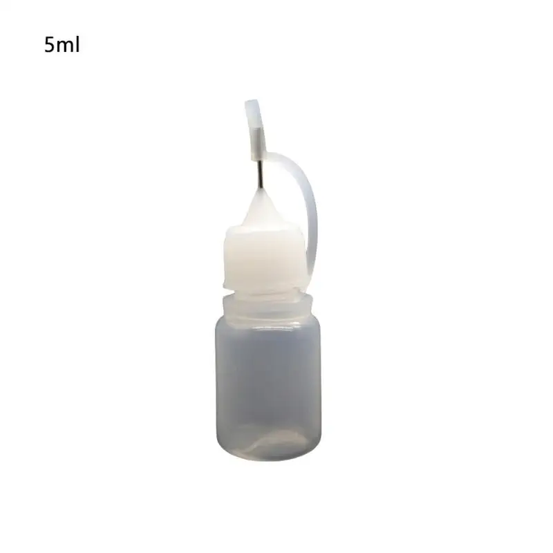 Glue Applicator Bottle Refillable Bottles 5/10/20/30Ml Resuable Needle Tip Glue Applicator Plastic Bottle for Paper Quilling Paper Craft Scrapbooking Tool glue applicator bottle,refillable bottles