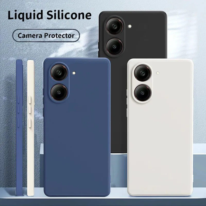 Liquid Silicone Phone Case with Camera Protector for Redmi A5 - Soft, Original Design