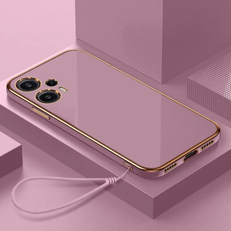 Crystal Clear Shockproof Silicone Case with Camera Protector