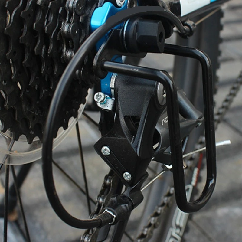 Protector de cadena de cambio de marchas trasero para bicicleta, accesorios de protección de transmisión de bicicleta de montaña carretera, de acero ajustable|Equipo de protección| - AliExpress