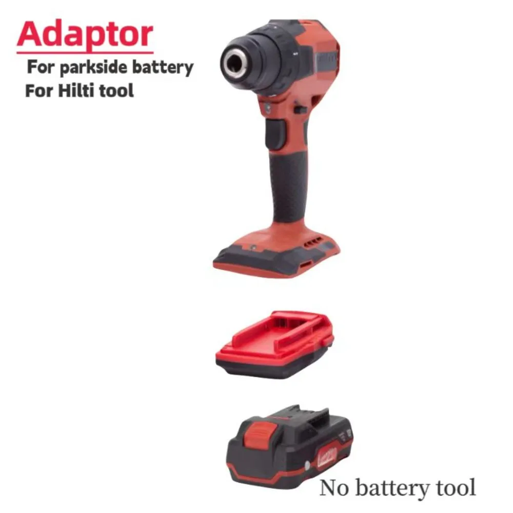 For Lidl Parkside  Battery Adapter Converter   For Lidl Parkside X20V Li-ion Battery Convert To  Hilti B22 Series Tool Adapter battery adapter convert for makita 18v lithium to for parkside x20v power tool accessories not include tools