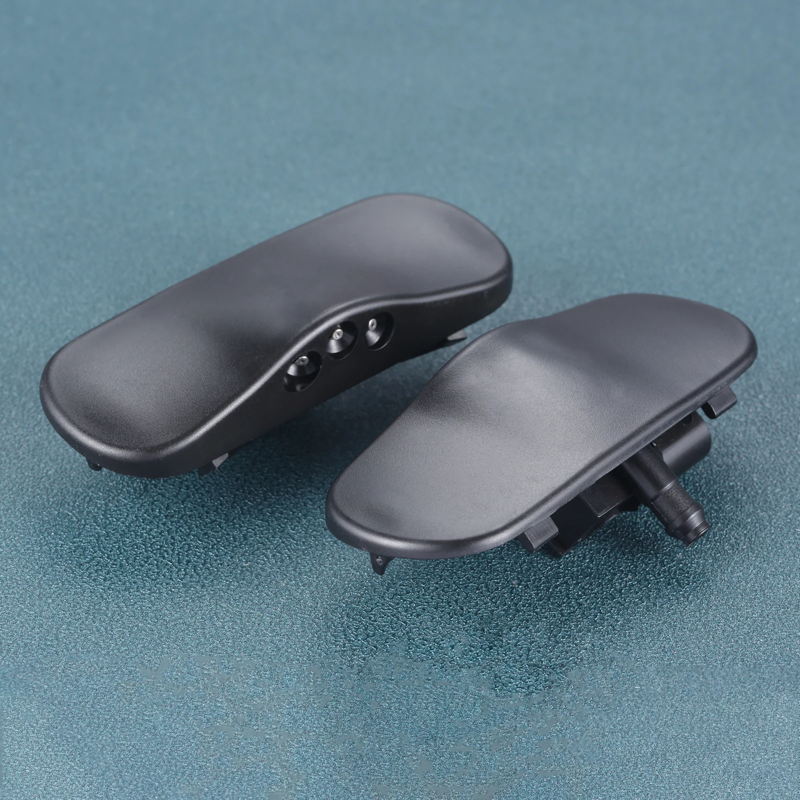 

2Pcs Plastic Car Front Water Spray Jet Nozzles Heated Windshield Water Spray Nozzles for Audi TT A1 A4 Q3 Q5 Q7 Car Accessories