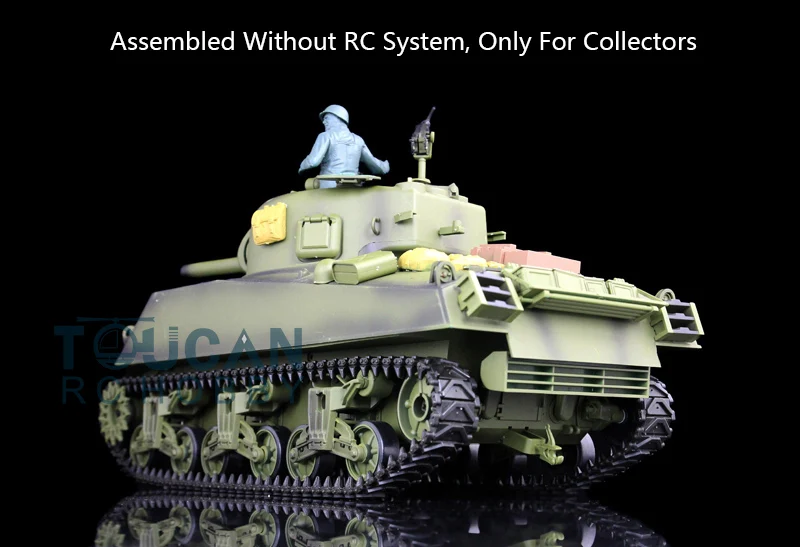 henglong-hl-1-16-model-plastic-usa-m4a3-sherman-static-tank-3898-w-o-main-board-gift-toys