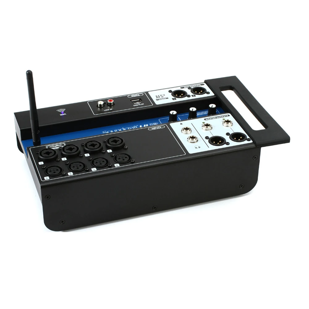 Soundcraft Ui12 Mixer digital com controle remoto de 12 canais com