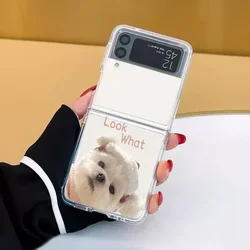 Funda Transparente para Teléfono de Perro y Gato de Caricatura - Funda Protectora Clara