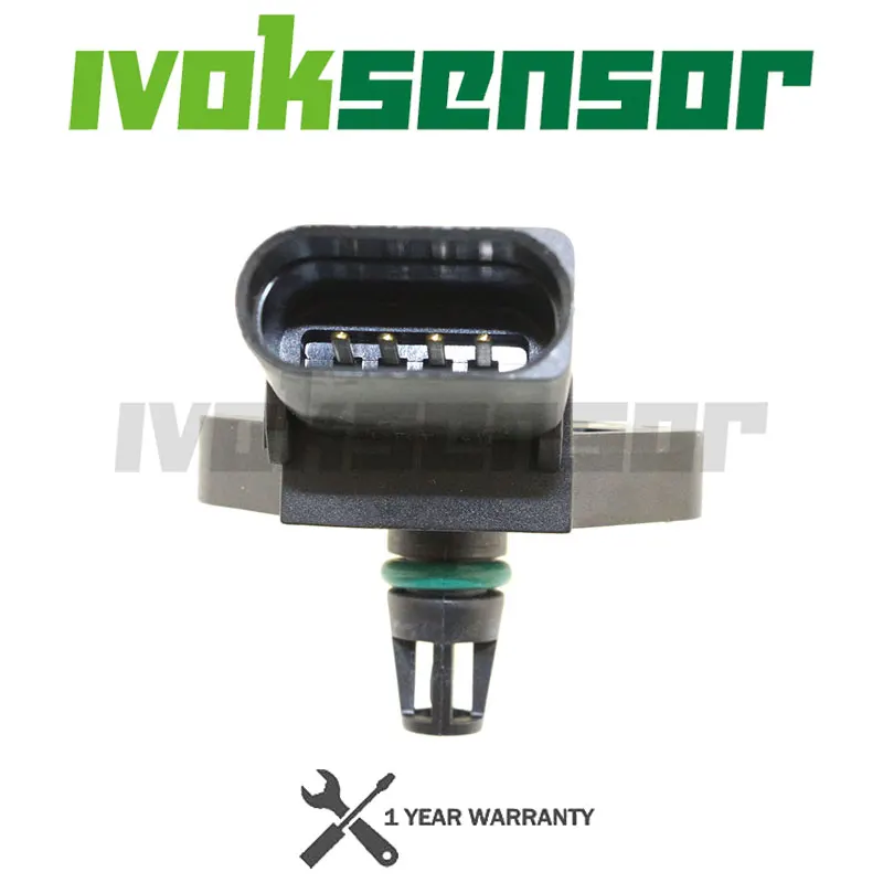 HELLA 6PP 009 400-561 Sensor, presión colector de admisión - 5V - 3polos