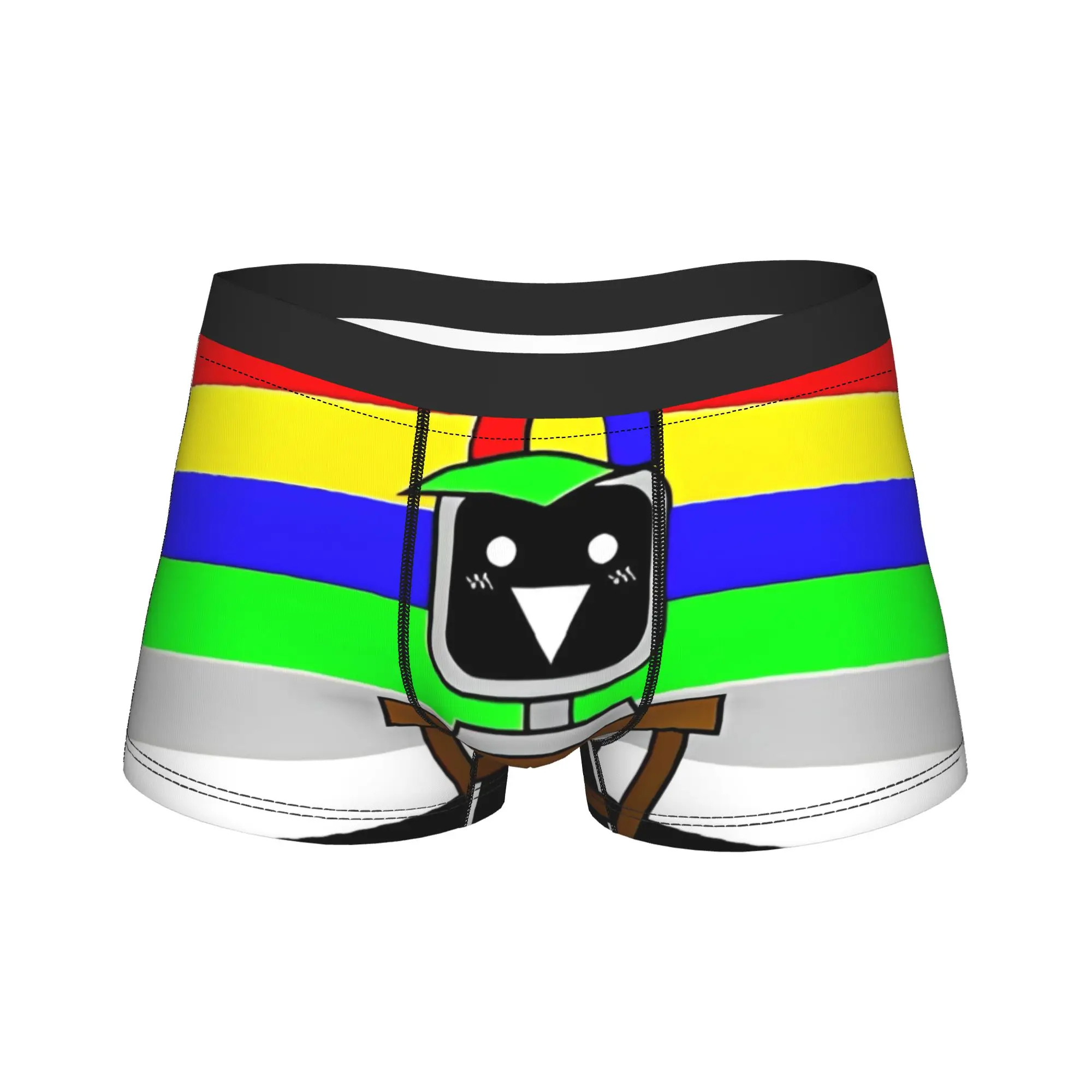 Men Cartoon Sprunki Long Underwear Novelty Boxer Briefs Shorts Panties ...