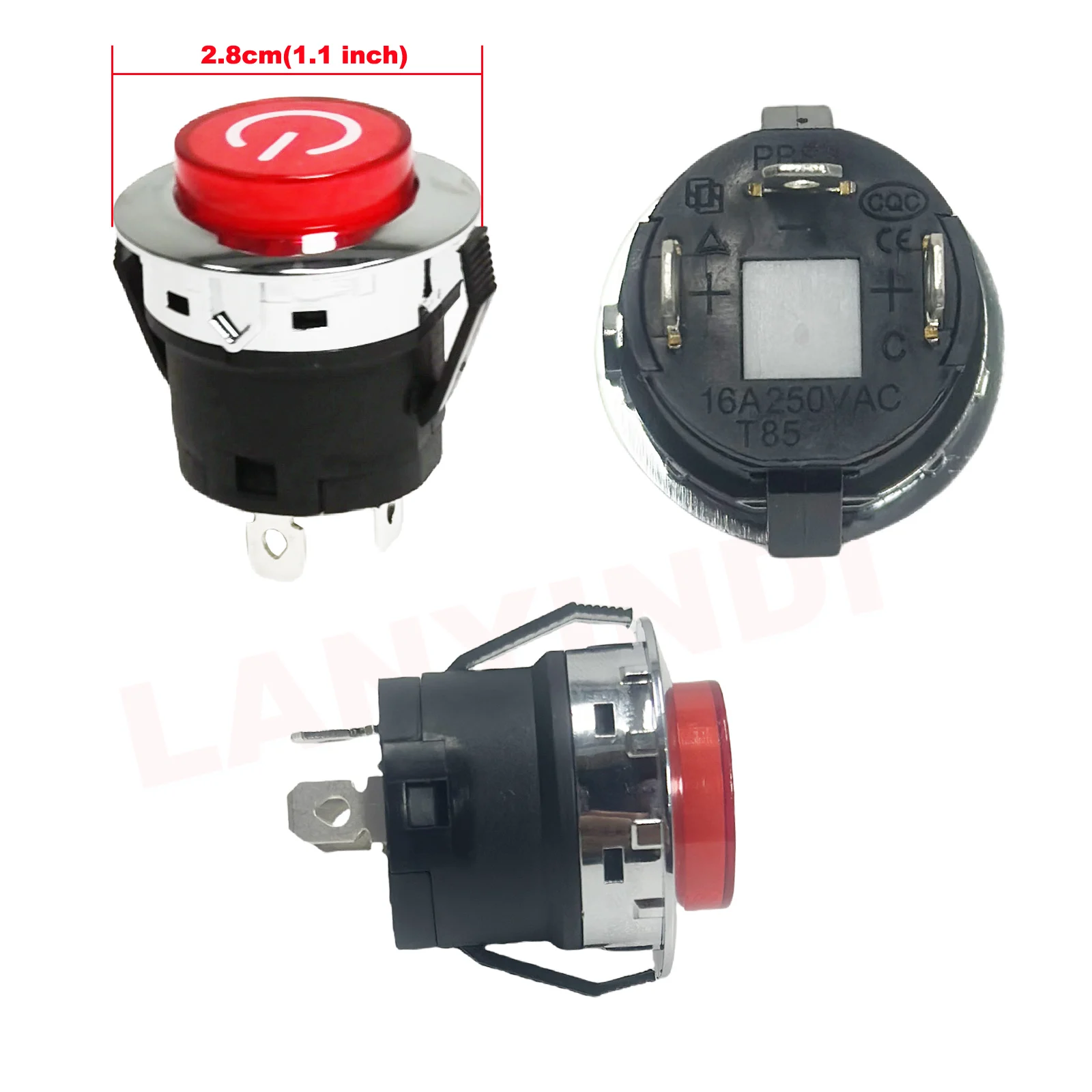 TTETTZ Gangschalter Für Spielzeugautos - 4-Rad Schalter, Schwarz