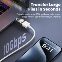 120W Type C To USB A OTG Adapter