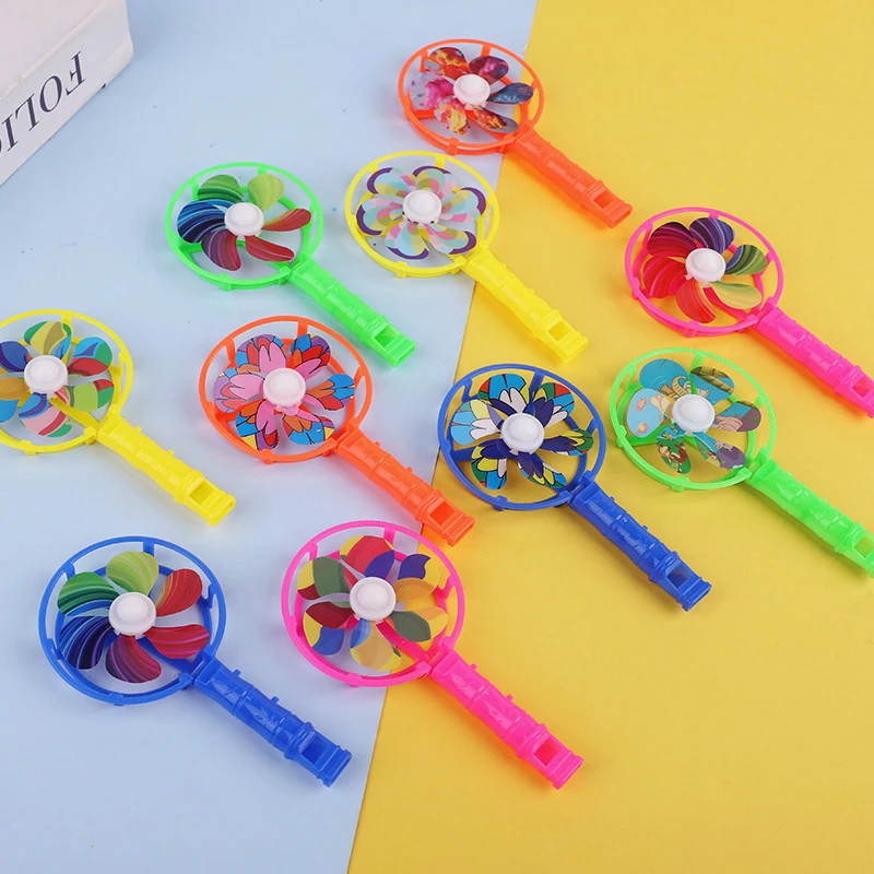 Colorful Whistle Pinwheel Toys – Party Favors (12/30Pcs) 2