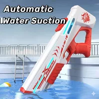 Electric Water Guns for Adults Powerful Squirt Automatic Suction Water Storage Gun Blasters Summer Outdoor Game Toy for Boy Kid 5