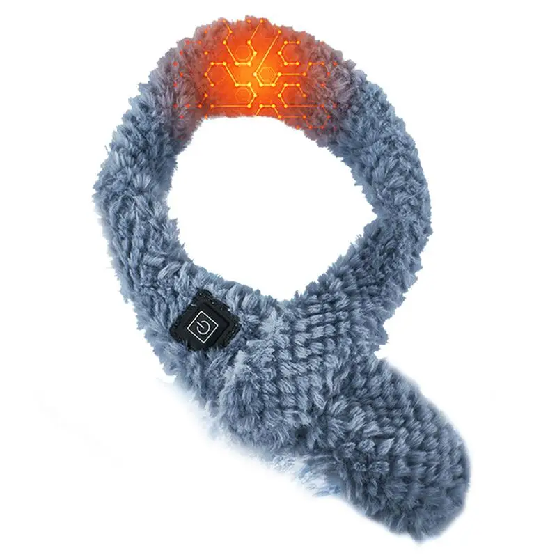 

Electric Heated Scarf Electric Winter Scarf With 3 Heating Levels Washable Heated Neck Wrap For Outdoor Hiking Camping Fishing