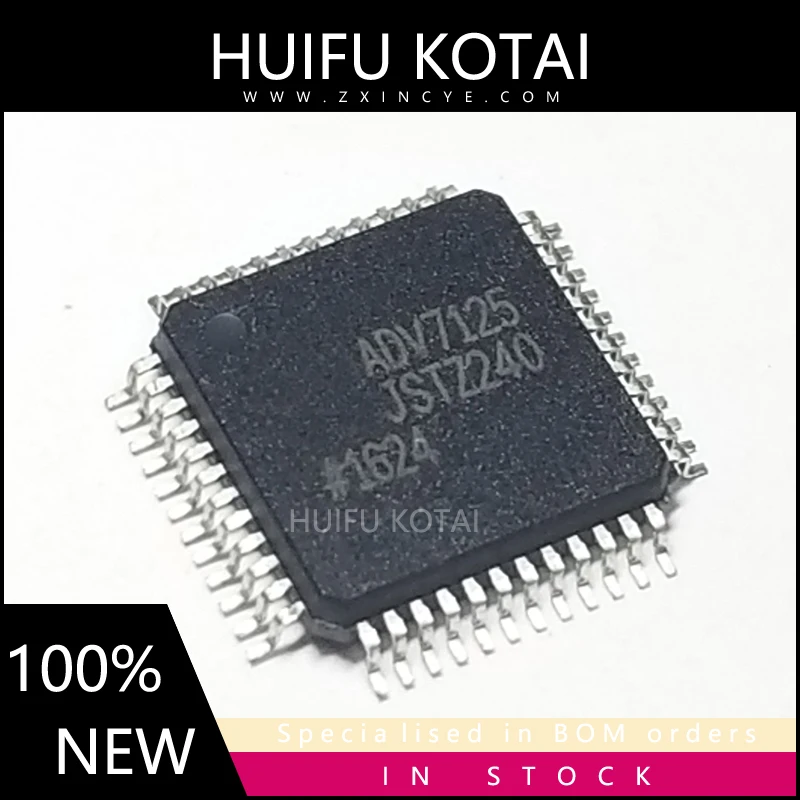 

1 шт., ADV7125JSTZ240 LQFP-48, Новые Товары в наличии