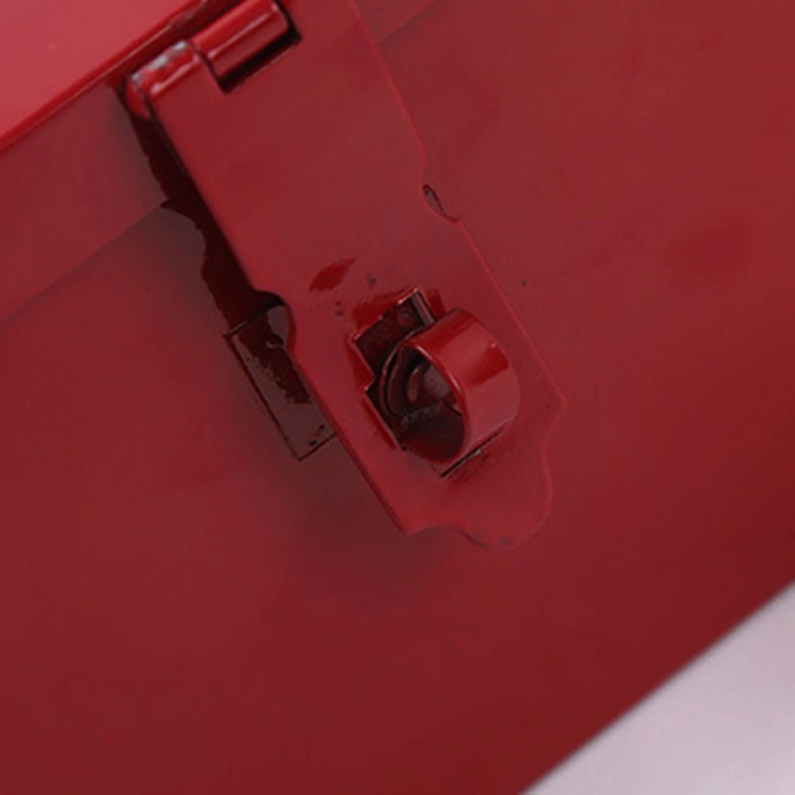 Metal tools Multipurpose Tools box Storage Box Storage Case Organizer for Home Iron Sheet Tool Box Red Metal Lockable Toolbox 6