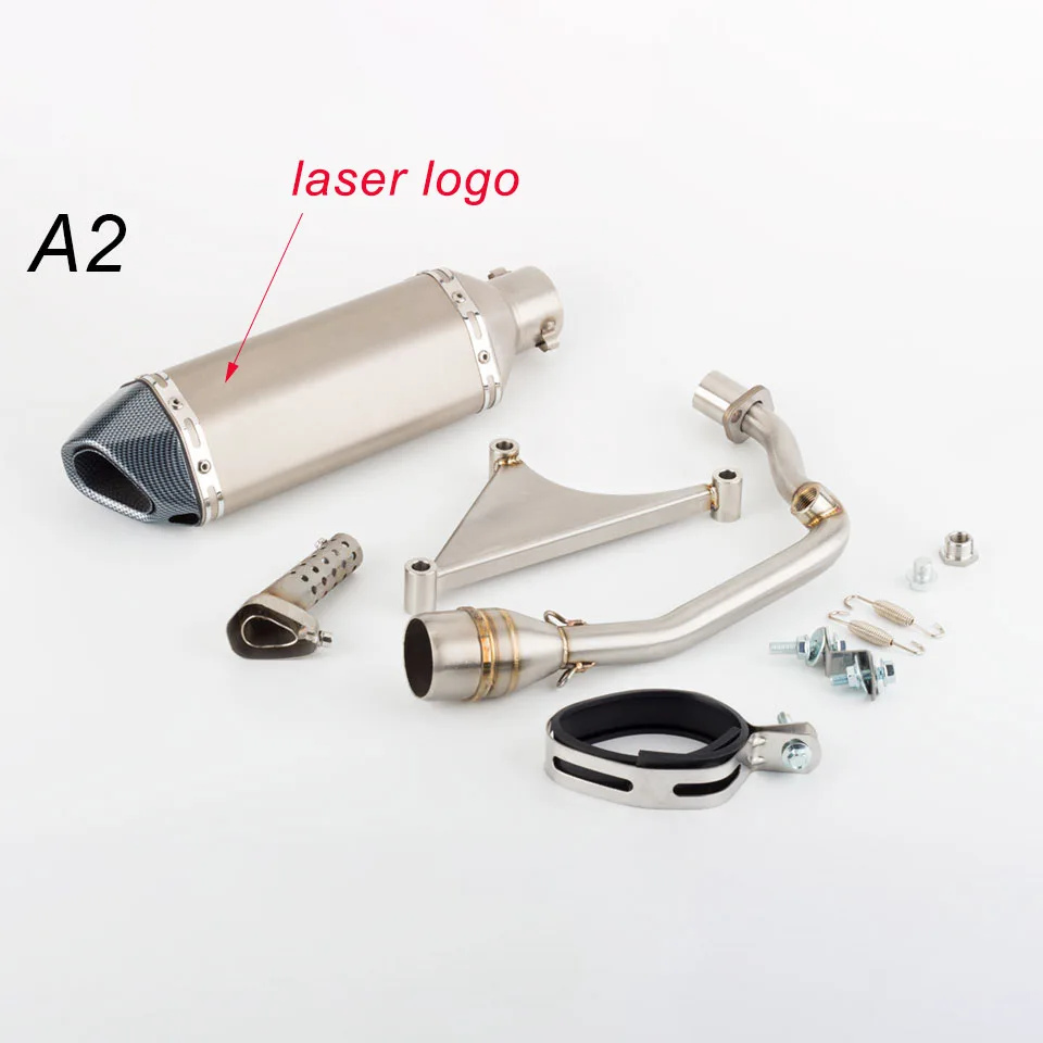 Motorcycle sprint Exhaust Muffler Link Pipe full system for Vespa For Sprint 150ie 125ie 3V For Primavera 150ie 125ie -