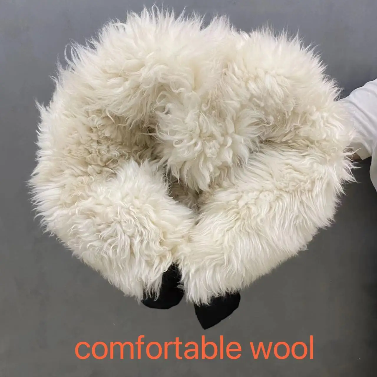 2024 Middle-aged Elderly Wool Pants Winter Spring Anti-cold Warm Pure Sheepskin Pants Fashion Casual Men Long Trousers Dad Gifts 2
