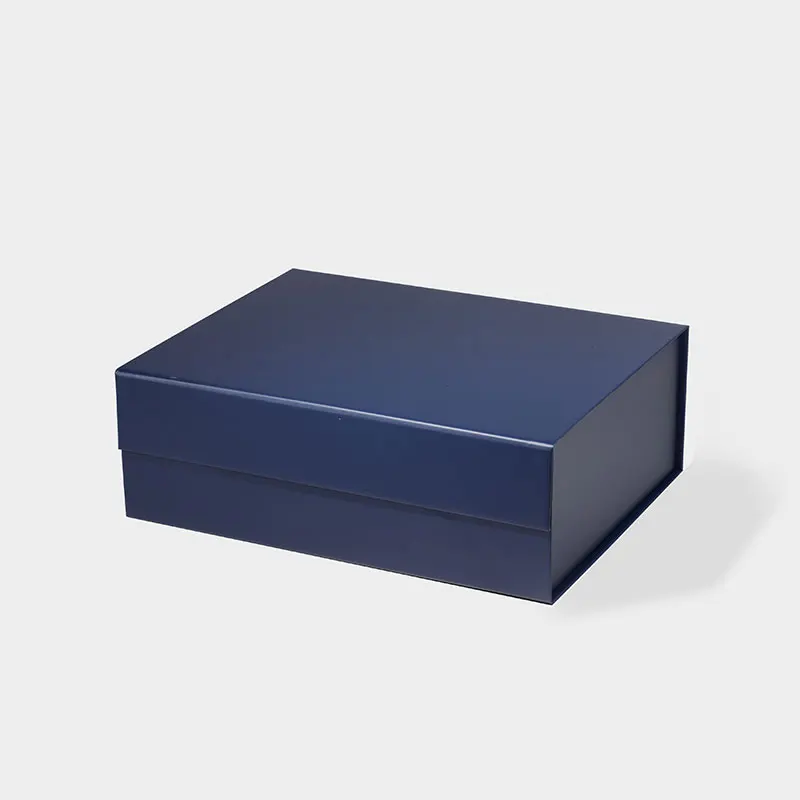 Elegant Black and White Magnetic Closure Luxury Gift Boxes, Deep A4 Size