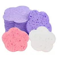 30pcs Face Cleansing Pads Makeup Removal Cotton Pad Cleansing Facial Pad Face Towel Washable Cotton Pads (Color Random) 1