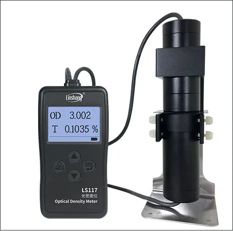 2 in 1 Light Transmission Meter Optical Densimeter with Digital Density Meter Tester Gauge