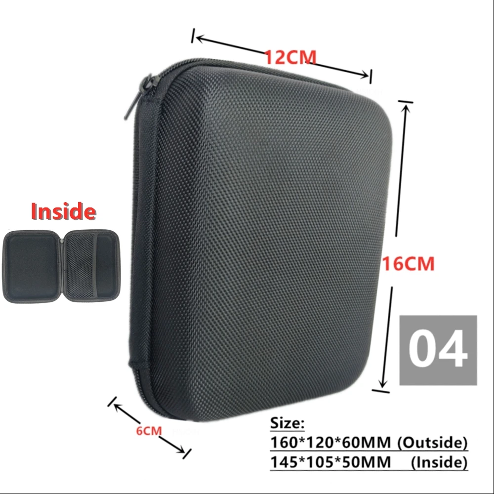 Digital Multimeter Bag Tool Storage Bags for Electronic Accessories Shockproof Bag EVA Box Case Earphone Data Cable Storage Bag - 5